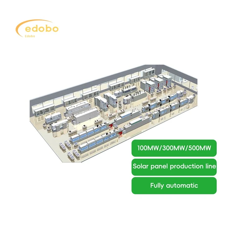 Llinell gynhyrchu 100mw 300mw o banel solar