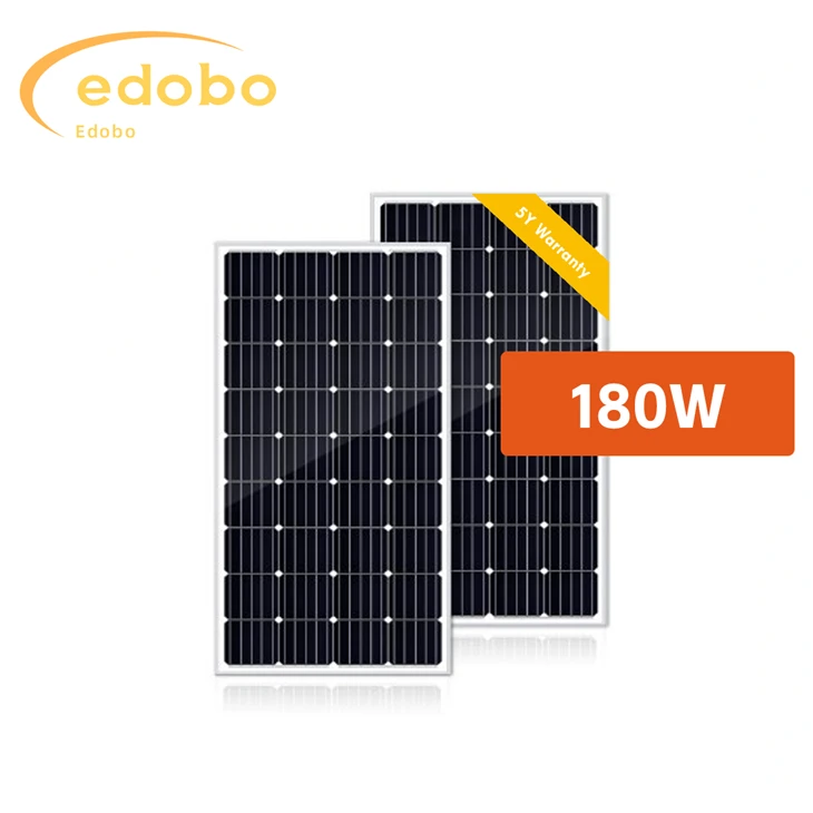 Paneli Ffotofoltäig Monocrystalline 180w