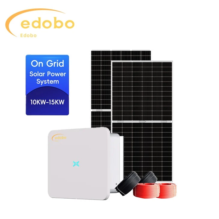 Ar gydrannau system pŵer solar grid gyda phanel solar 590W