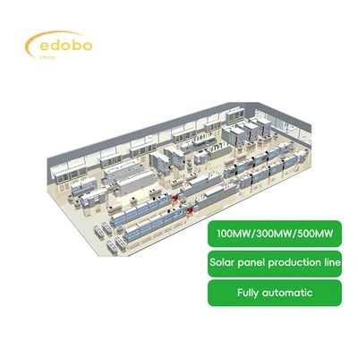 Llinell gynhyrchu 100mw 300mw o banel solar