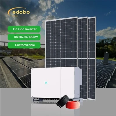 50kW ar gydrannau system pŵer solar grid