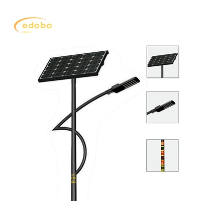Goleuadau Stryd Solar wedi'u Teilwra Gyda Braich Sengl A Braich Dwbl Ar gyfer Defnydd Ffordd