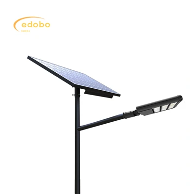 Lamp Solar Golau Stryd Solar Powered Gyda Phanel Du Batri Lithiwm